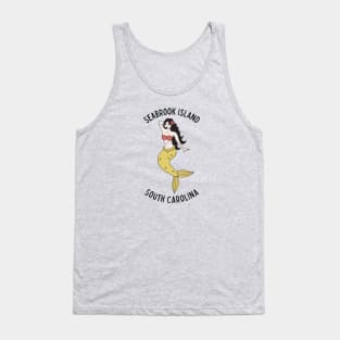 Seabrook Island Beach South Carolina Mermaid Tank Top